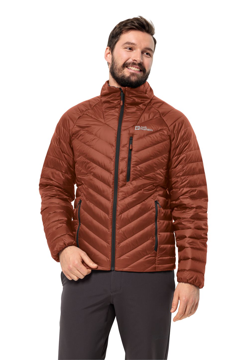 Jack Wolfskin Daunenjacke Herren Passamani Down Jacket Men 3XL carmine carmine von Jack Wolfskin