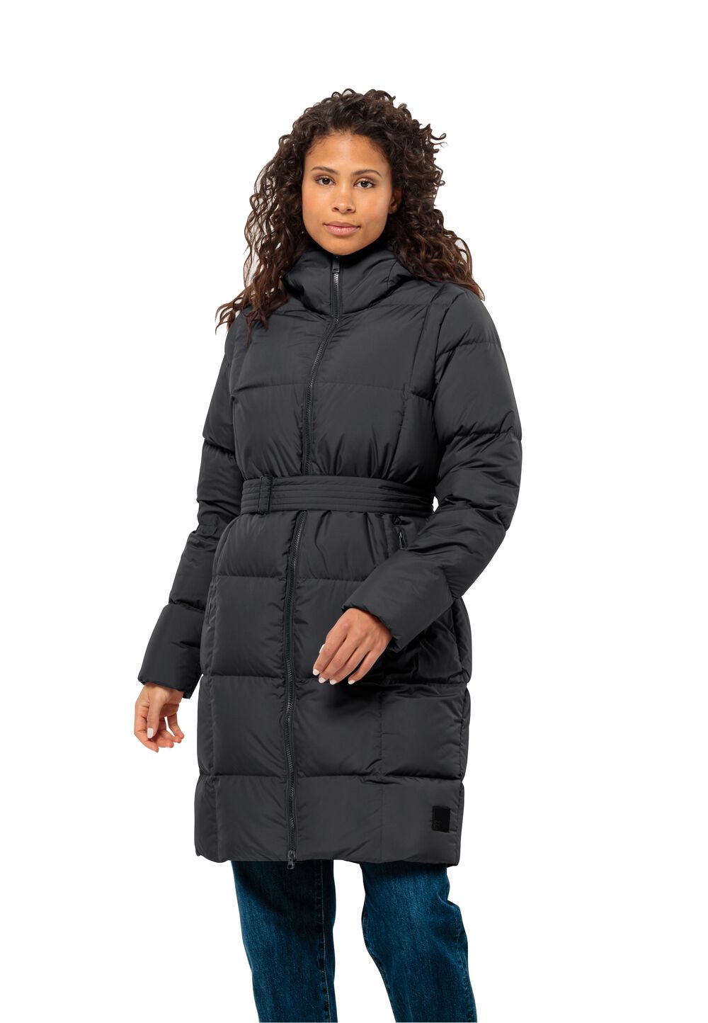 Jack Wolfskin Daunenmantel Damen Frozen Lake Coat Women M schwarz black von Jack Wolfskin