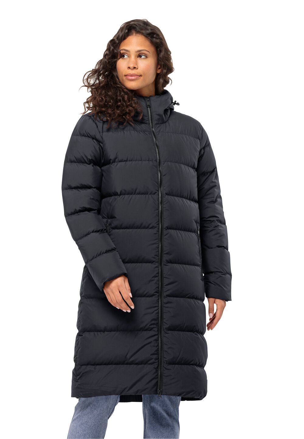 Jack Wolfskin Daunenmantel Damen Frozen Palace Coat Women RDS L phantom Phantom von Jack Wolfskin