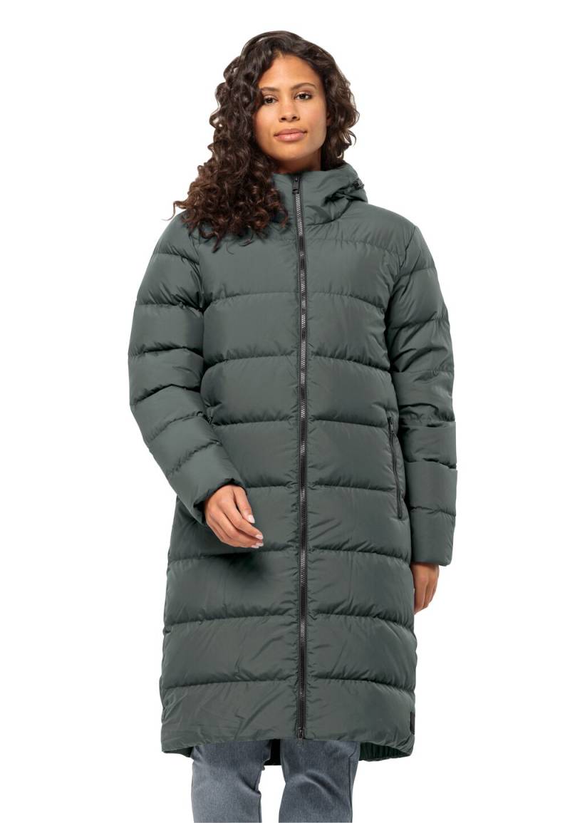 Jack Wolfskin Daunenmantel Damen Frozen Palace Coat Women XL grau slate green von Jack Wolfskin