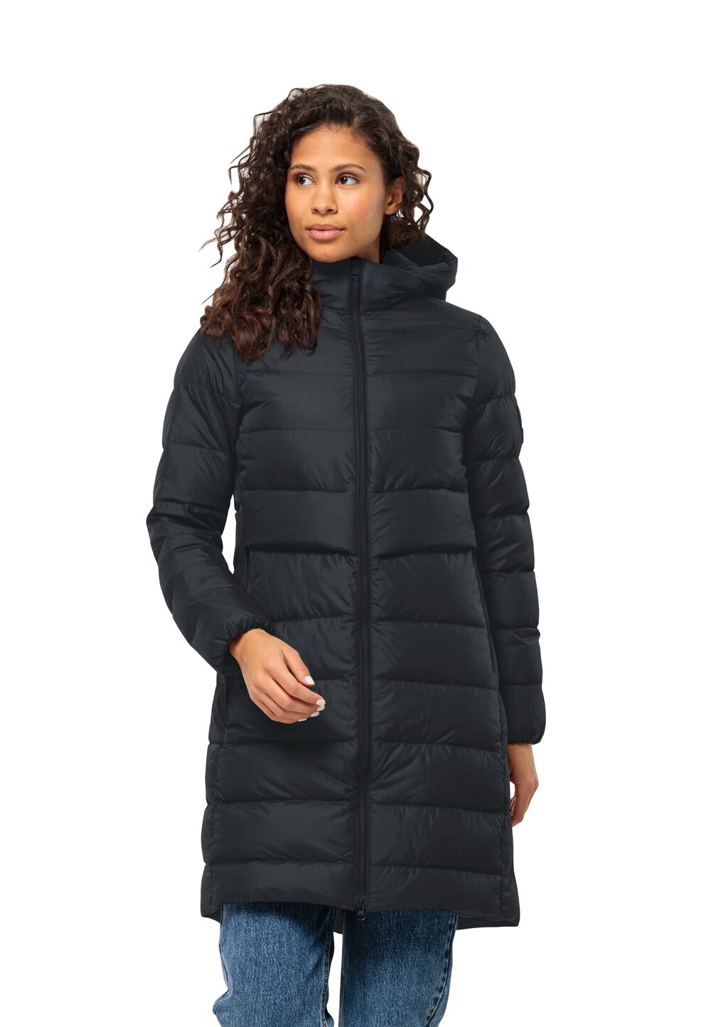 Jack Wolfskin Daunenmantel Damen Lenauplatz Coat Women RDS L phantom Phantom von Jack Wolfskin