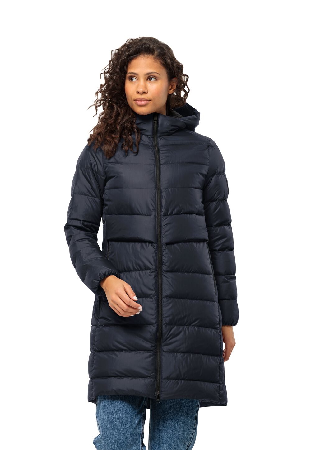 Jack Wolfskin Daunenmantel Damen Lenauplatz Coat Women XS blau night blue von Jack Wolfskin