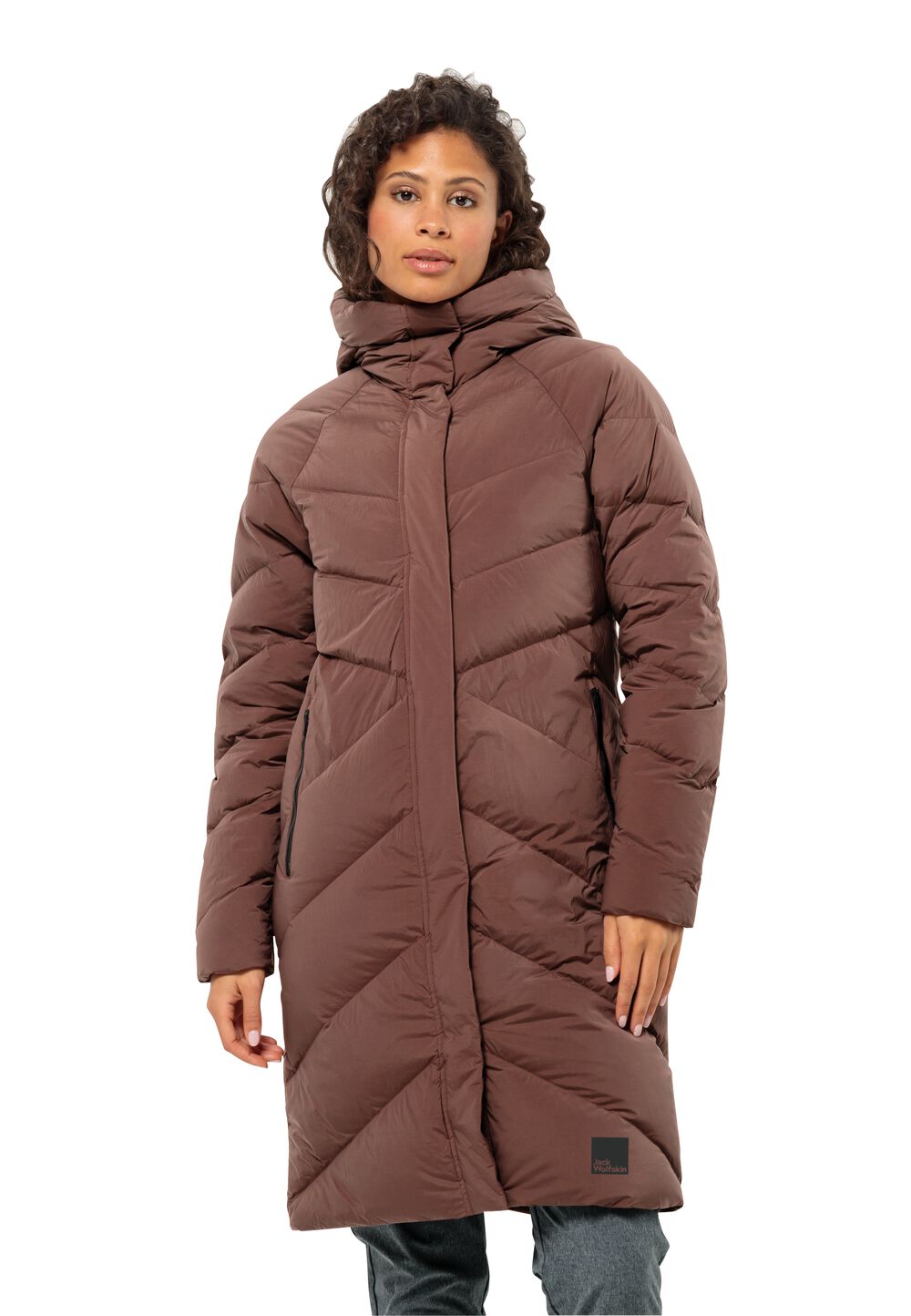 Jack Wolfskin Daunenmantel Damen Marienplatz Coat Women XXL wild ginger wild ginger von Jack Wolfskin