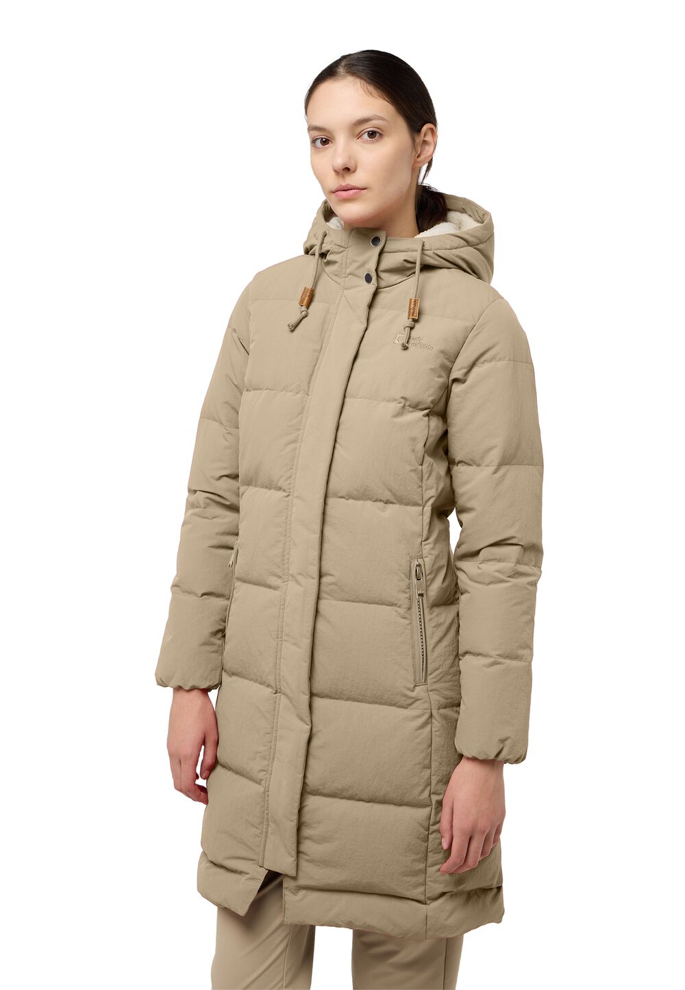 Jack Wolfskin Daunenmantel Damen Nordlicht Coat Women RDS S anis anis von Jack Wolfskin