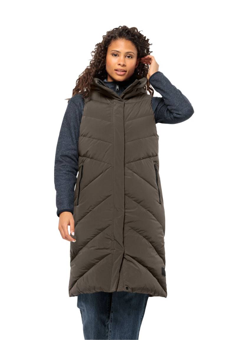 Jack Wolfskin Daunenweste Damen Marienplatz Vest Women XXL cold coffee cold coffee von Jack Wolfskin