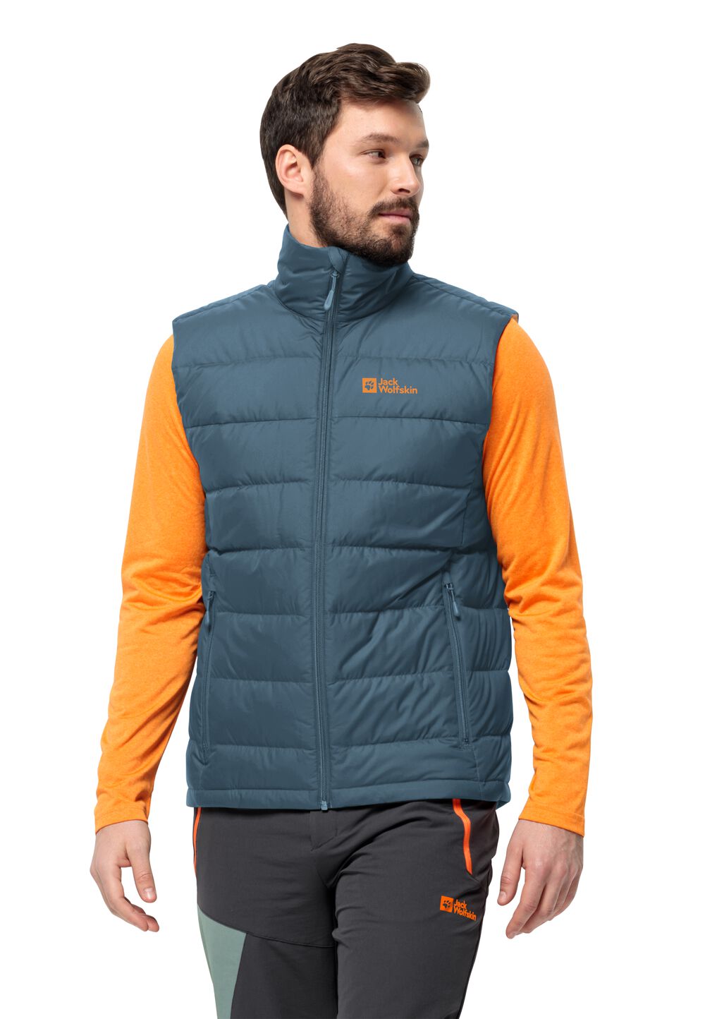 Jack Wolfskin Daunenweste Herren Ather Down Vest Men RDS 3XL midnight sky midnight sky von Jack Wolfskin