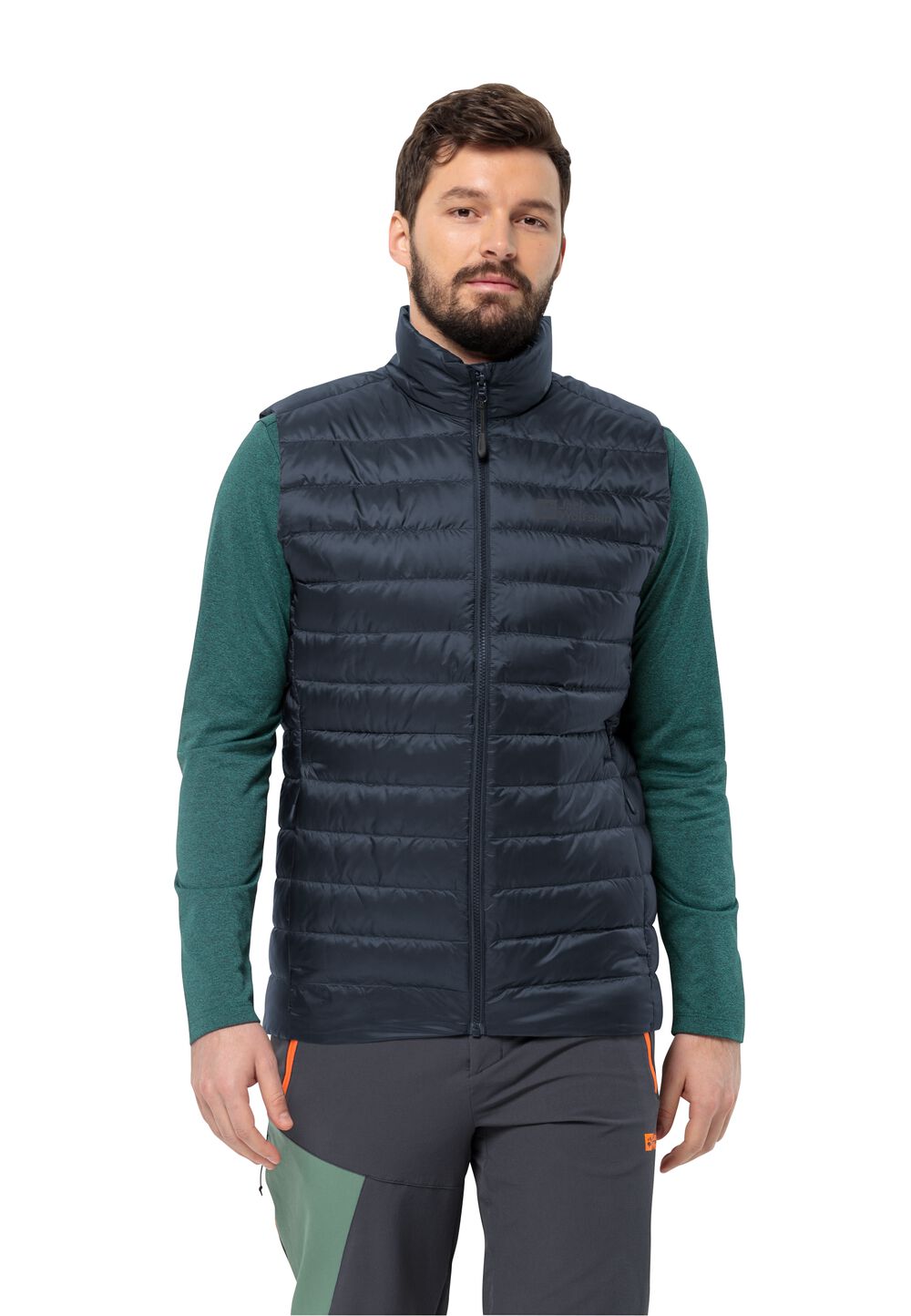 Jack Wolfskin Daunenweste Herren Pilvi Down Vest Men L blau night blue von Jack Wolfskin