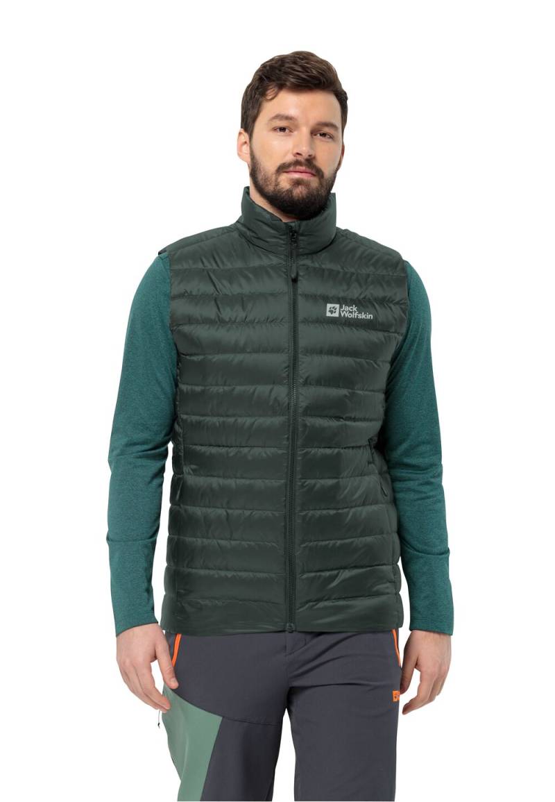 Jack Wolfskin Daunenweste Herren Pilvi Down Vest Men RDS M black olive black olive von Jack Wolfskin