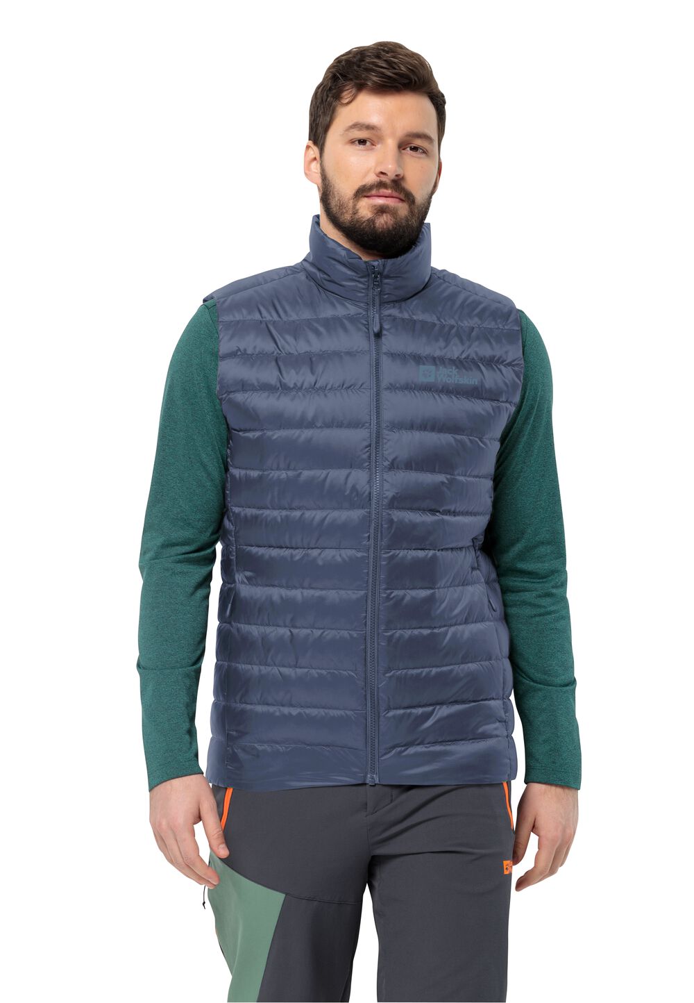 Jack Wolfskin Daunenweste Herren Pilvi Down Vest Men M evening sky evening sky von Jack Wolfskin