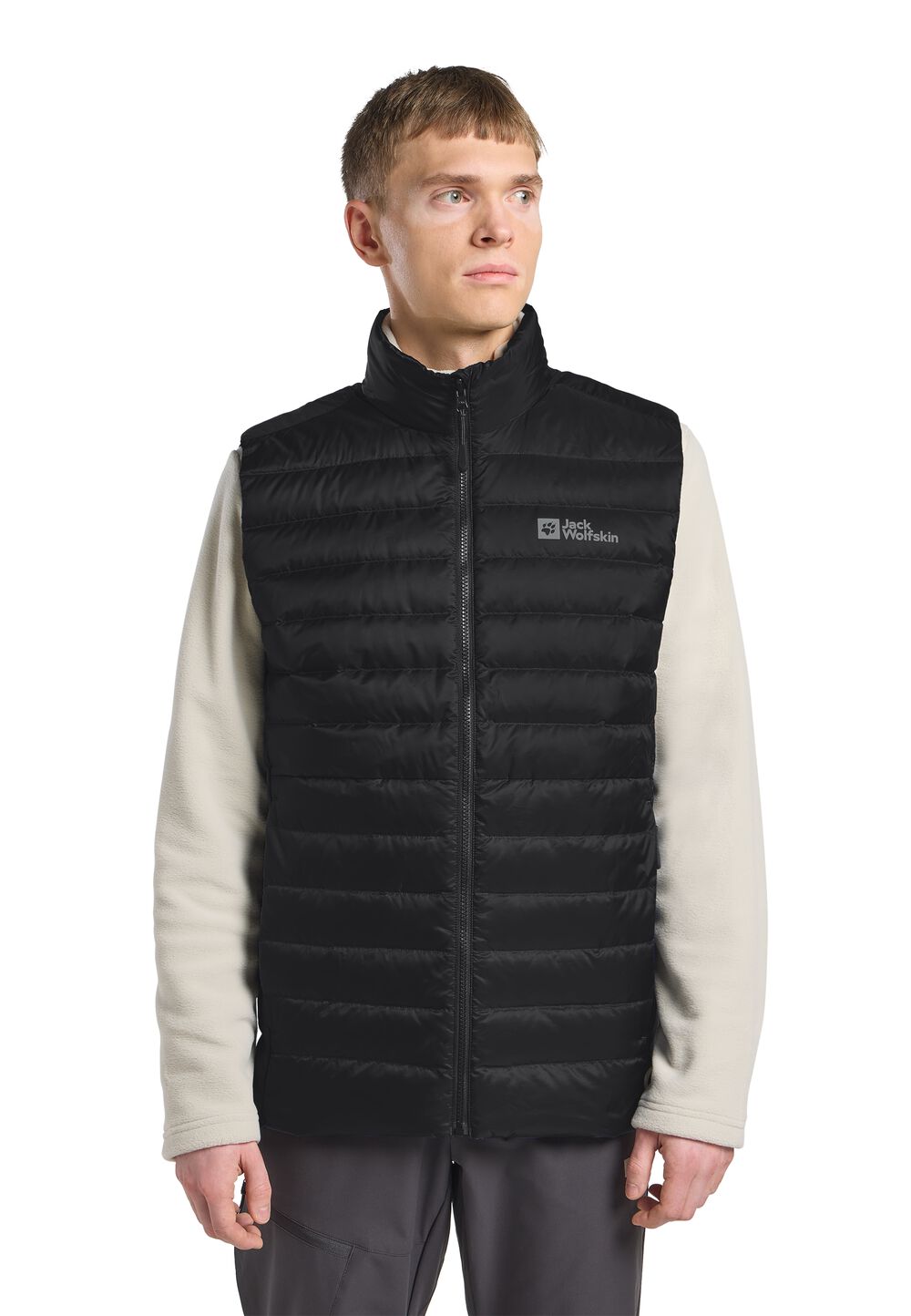 Jack Wolfskin Daunenweste Herren Pilvi Down Vest Men RDS M black black von Jack Wolfskin