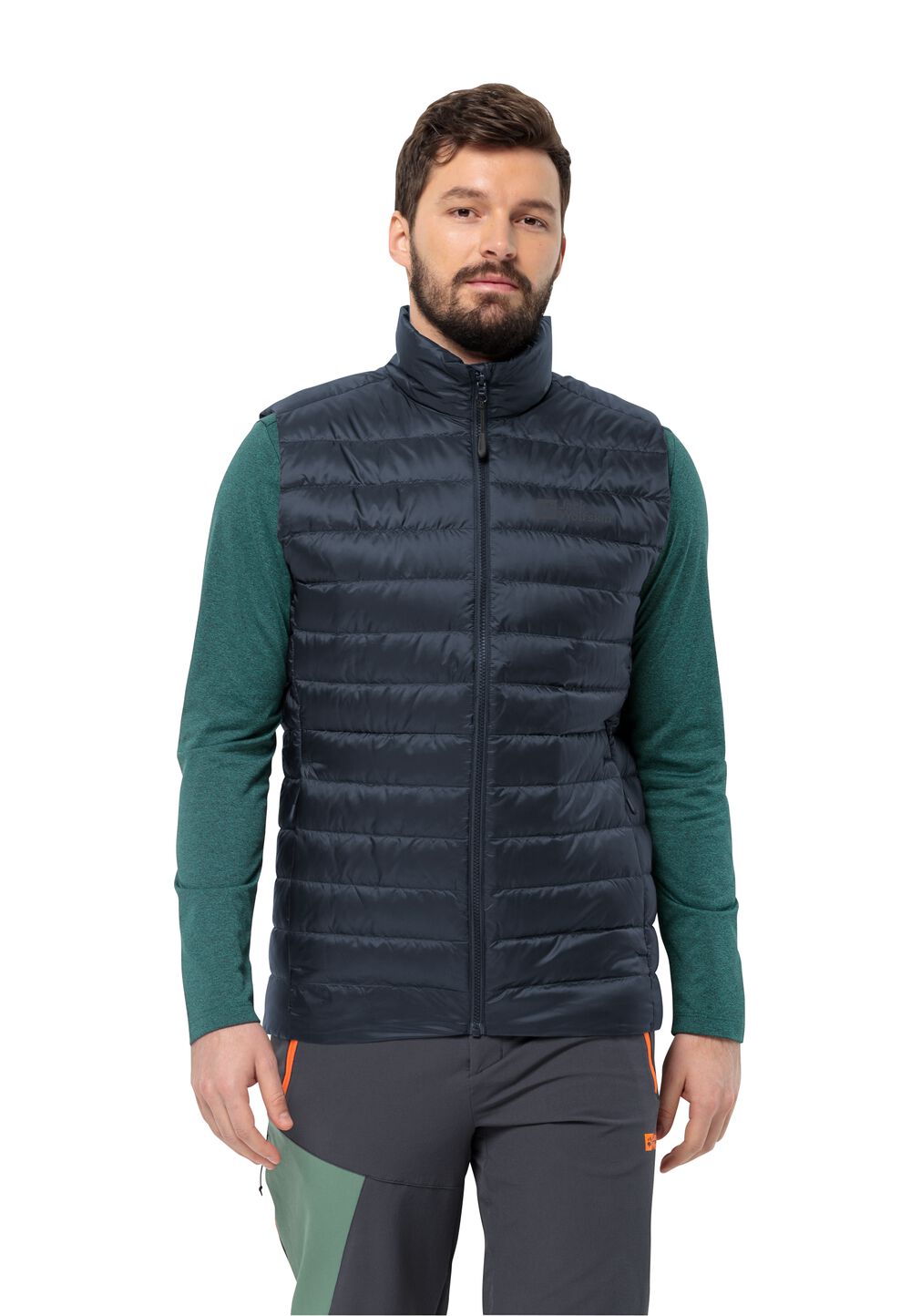 Jack Wolfskin Daunenweste Herren Pilvi Down Vest Men RDS XL blau night blue von Jack Wolfskin