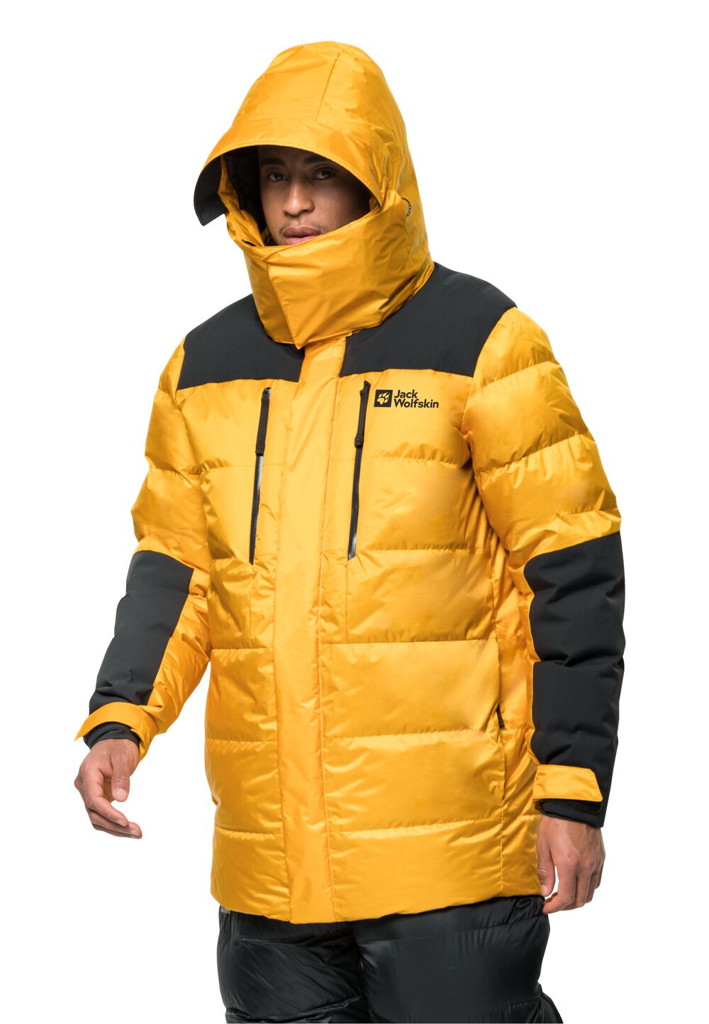 Jack Wolfskin Expeditions-Daunenjacke Herren 1995 Series Cook Jacket Men XL gelb burly yellow XT von Jack Wolfskin