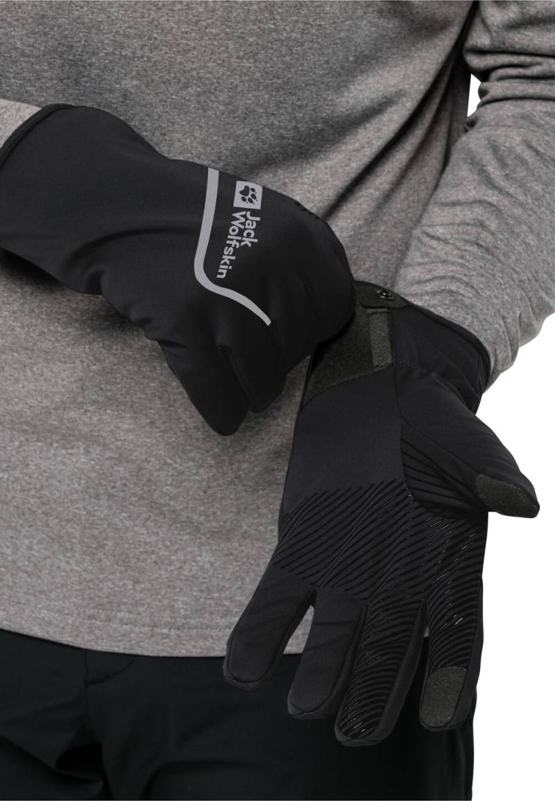 Jack Wolfskin Fahrradhandschuhe Morobbia Light Glove M black black von Jack Wolfskin