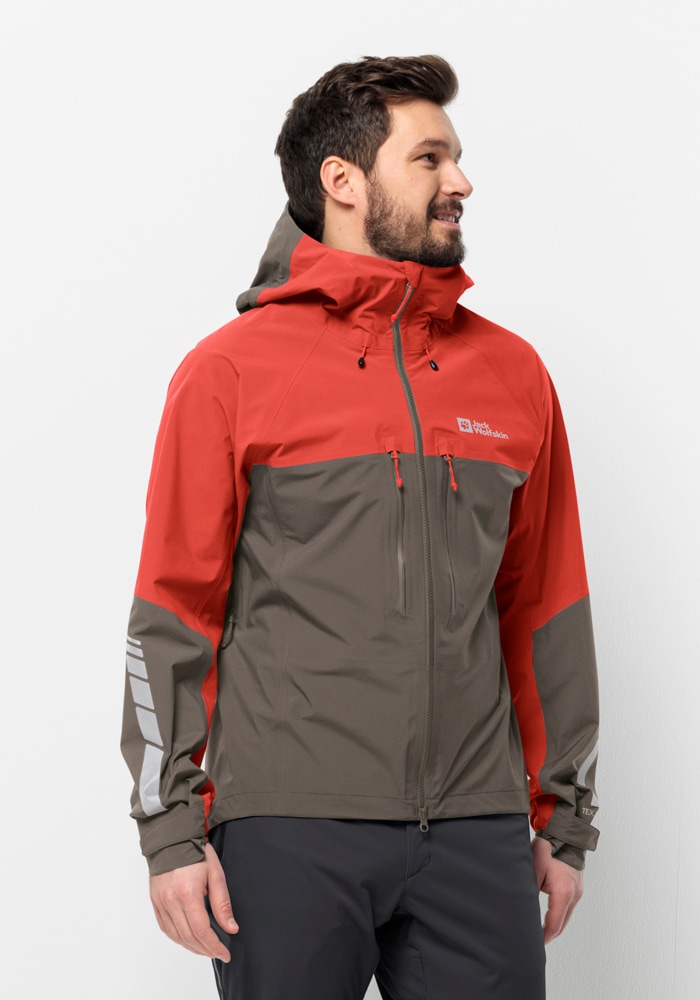 Jack Wolfskin Fahrradjacke »MOROBBIA 3L JKT M«, mit Kapuze von Jack Wolfskin