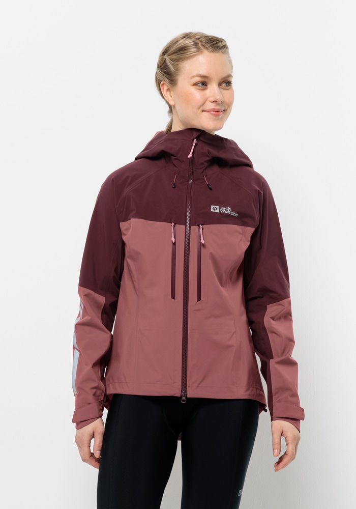 Jack Wolfskin Fahrradjacke »MOROBBIA 3L JKT W«, mit Kapuze von Jack Wolfskin