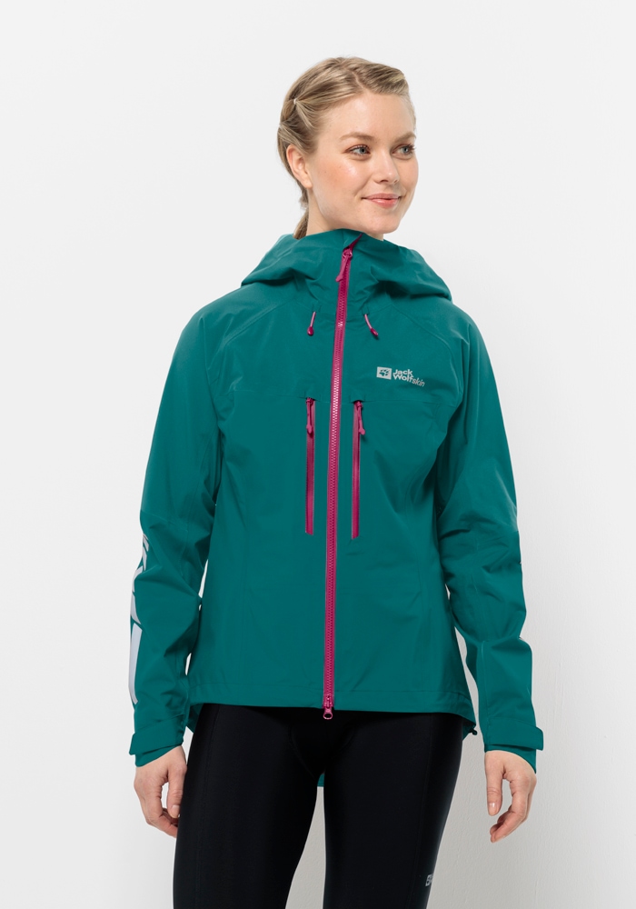 Jack Wolfskin Fahrradjacke »MOROBBIA 3L JKT W«, mit Kapuze von Jack Wolfskin