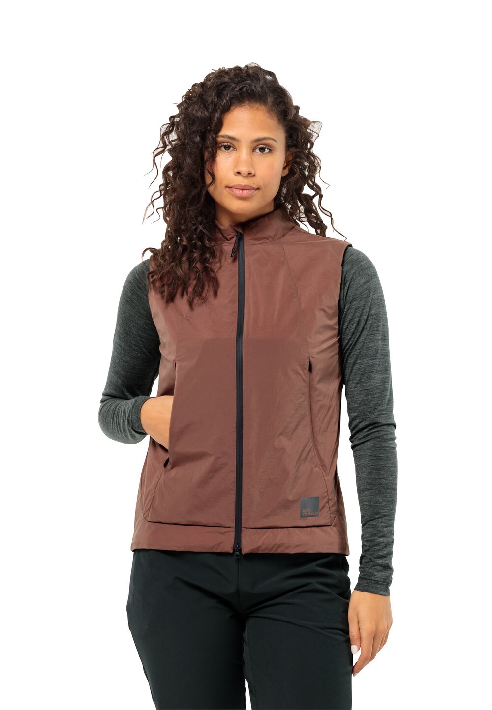 Jack Wolfskin Fahrradweste Damen Bike Commute Ins Vest Women S wild ginger wild ginger von Jack Wolfskin