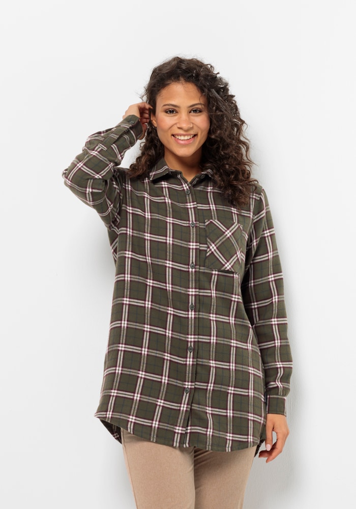 Jack Wolfskin Flanellbluse »MORGENLUFT SHIRT W« von Jack Wolfskin