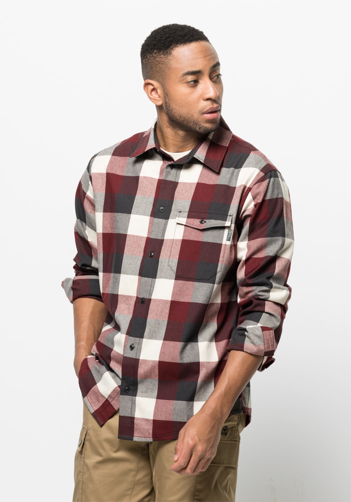 Jack Wolfskin Flanellhemd »FELSENWEG SHIRT M« von Jack Wolfskin