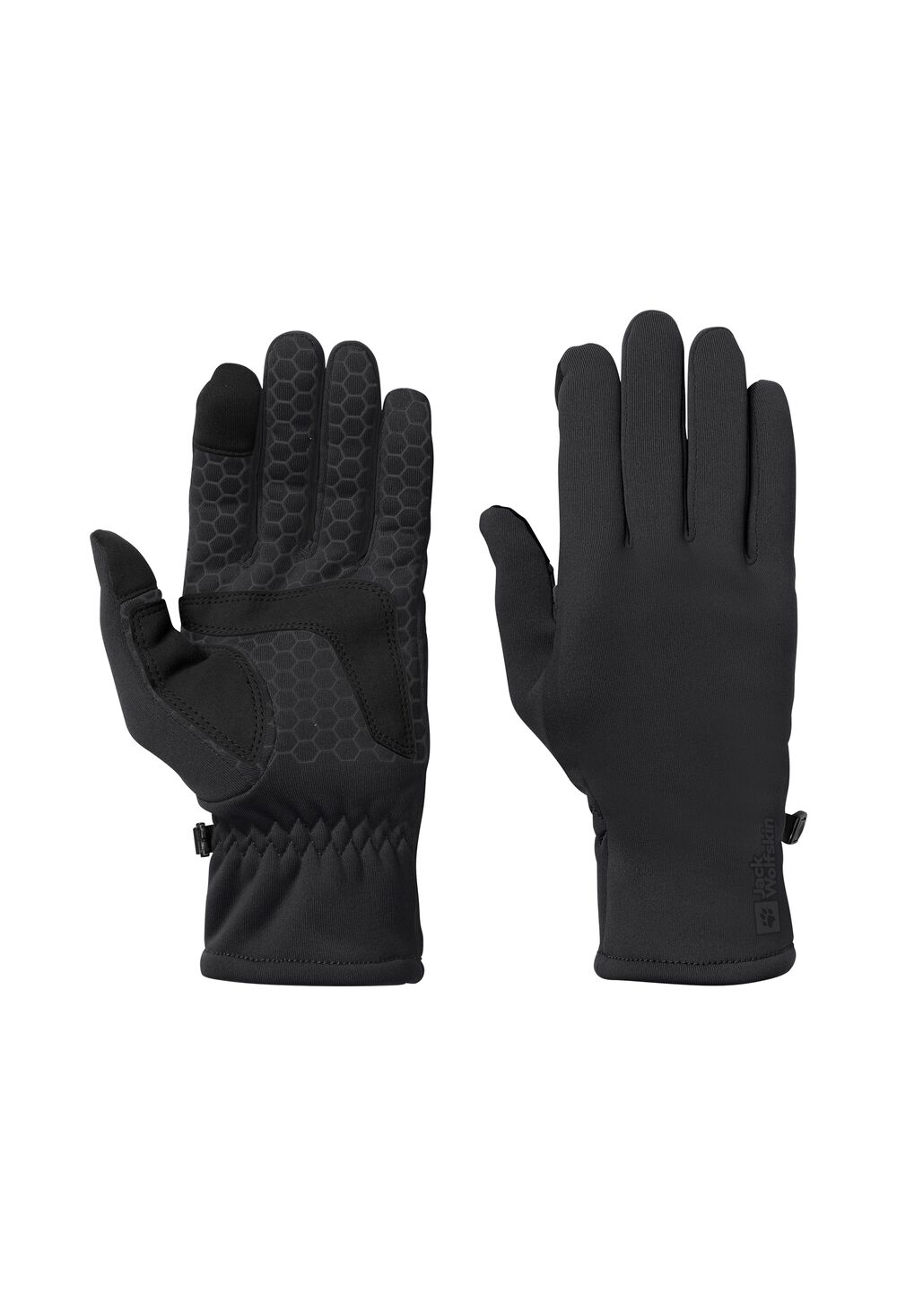 Jack Wolfskin Fleece-Handschuhe Allrounder Glove M schwarz black von Jack Wolfskin