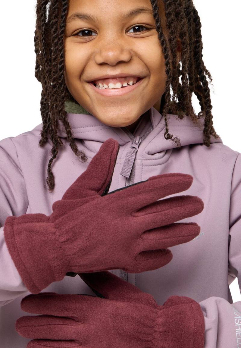 Jack Wolfskin Fleece-Handschuhe Kinder Fleece Glove Kids 140 boysenberry boysenberry von Jack Wolfskin