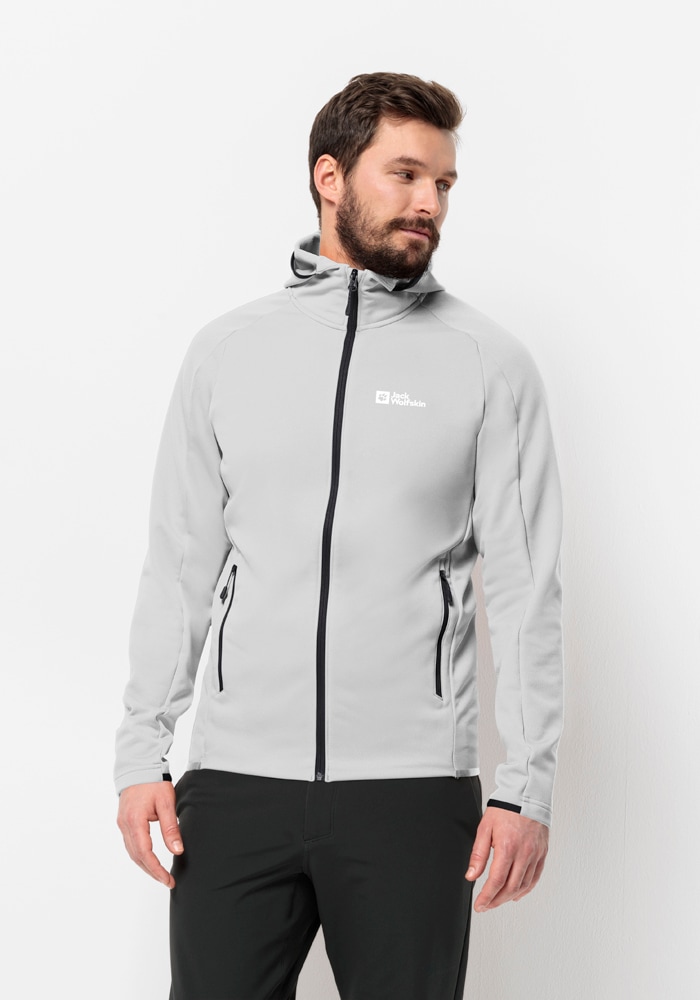 Jack Wolfskin Fleecejacke »ALPGRAT HOODED FZ M«, mit Kapuze von Jack Wolfskin