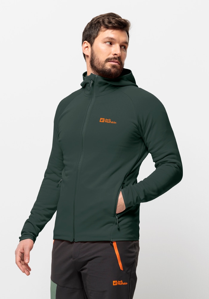 Jack Wolfskin Fleecejacke »BAISELBERG HOODED FZ M«, mit Kapuze von Jack Wolfskin