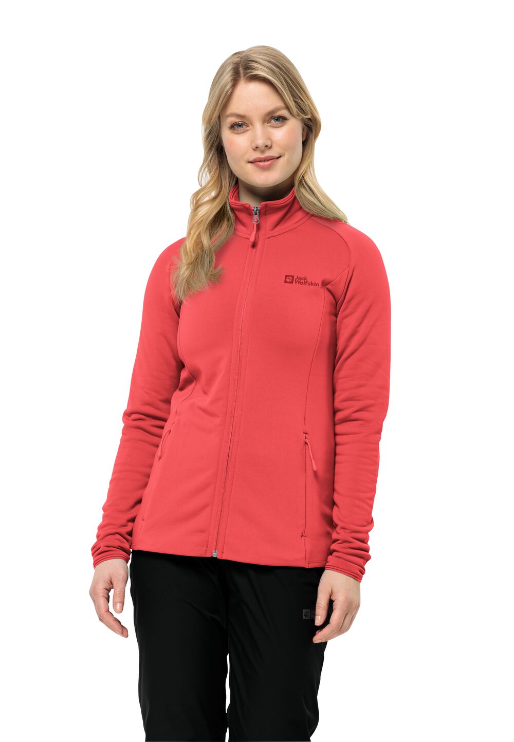 Jack Wolfskin Fleecejacke Damen Baiselberg FZ Women S rot vibrant red von Jack Wolfskin