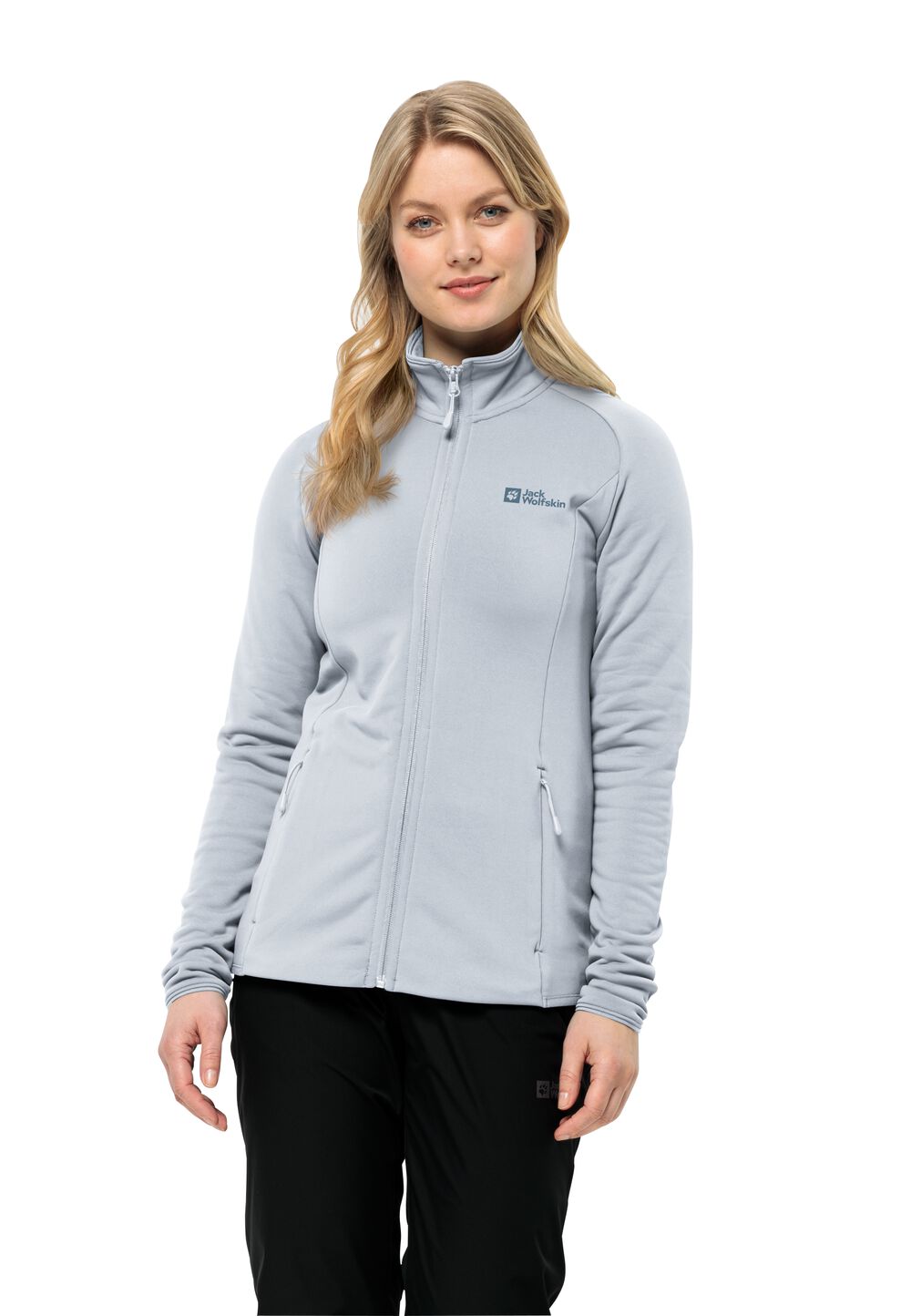 Jack Wolfskin Fleecejacke Damen Baiselberg FZ Women S soft blue soft blue von Jack Wolfskin