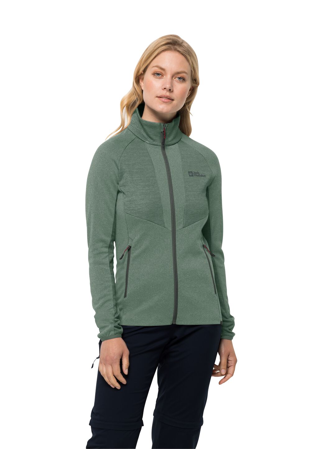 Jack Wolfskin Fleecejacke Damen Blattsteig FZ Women S picnic green picnic green von Jack Wolfskin