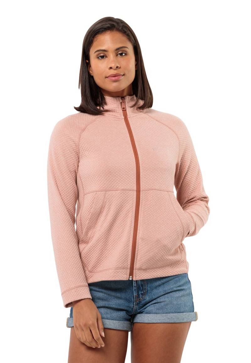 Jack Wolfskin Fleecejacke Damen Fernweh Hooded Jacket Women XL rose dawn Rose Dawn von Jack Wolfskin