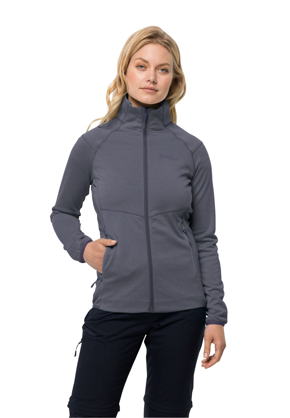 Jack Wolfskin Fleecejacke Damen Fortberg FZ Women S graphite graphite von Jack Wolfskin