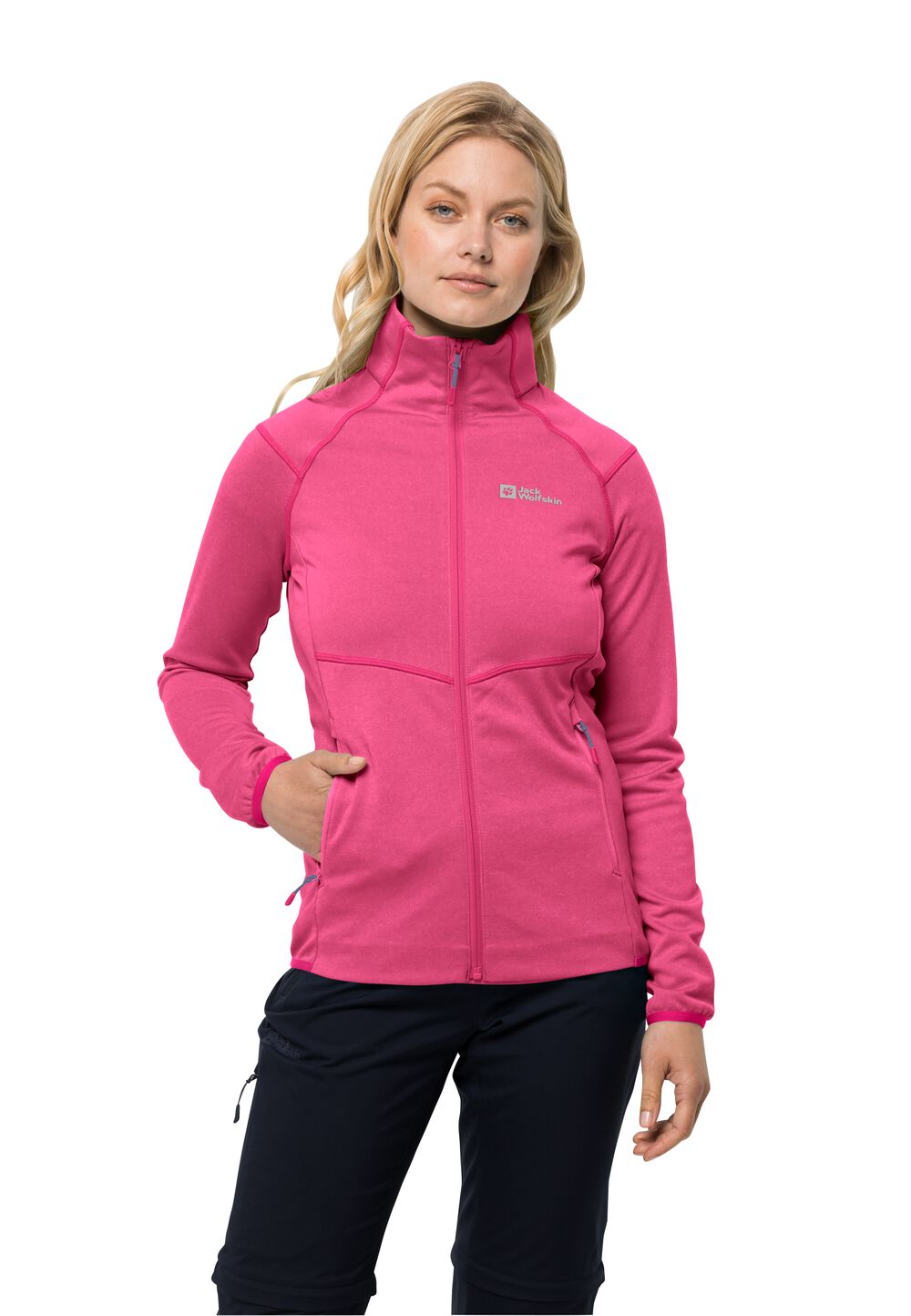 Jack Wolfskin Fleecejacke Damen Fortberg FZ Women XS cameopink cameopink von Jack Wolfskin