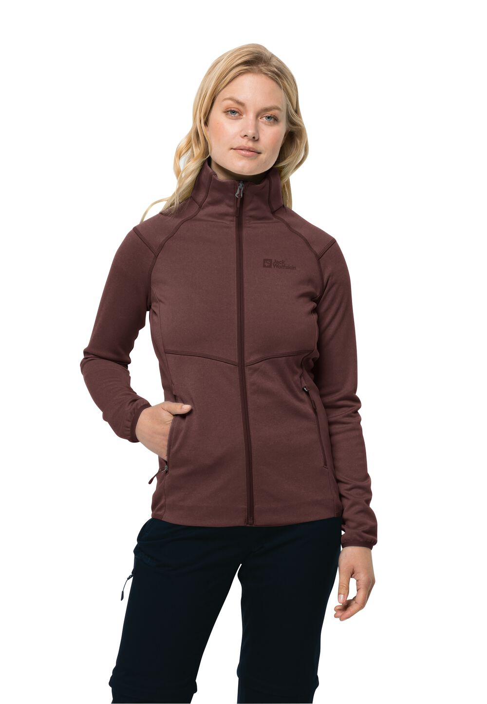 Jack Wolfskin Fleecejacke Damen Fortberg FZ Women XXL dark maroon dark maroon Jack Wolfskin Fleecejacke Damen Fortberg FZ Women XXL dark maroon dark maroon von Jack Wolfskin