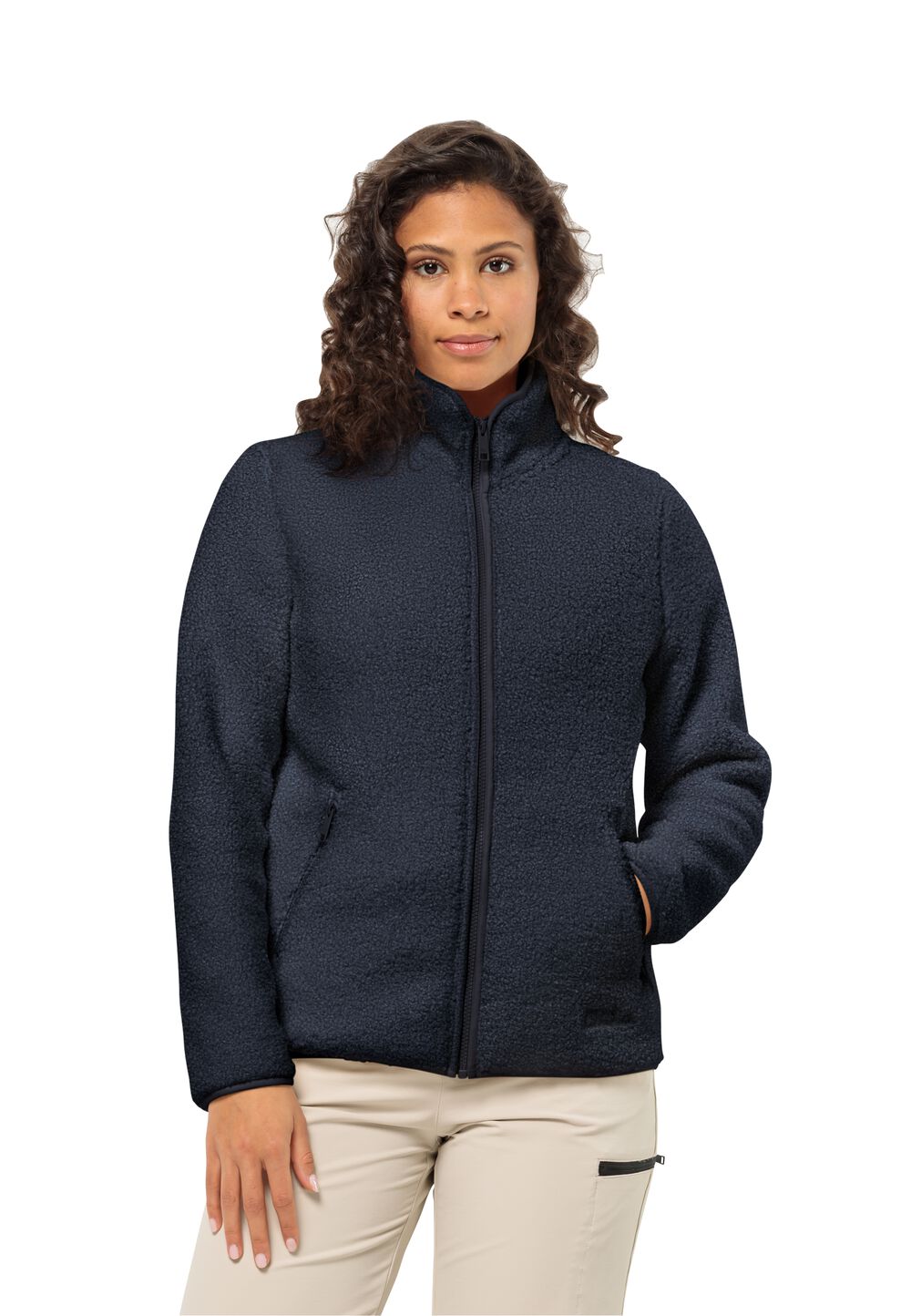 Jack Wolfskin Fleecejacke Damen High Curl Jacket Women L blau night blue von Jack Wolfskin