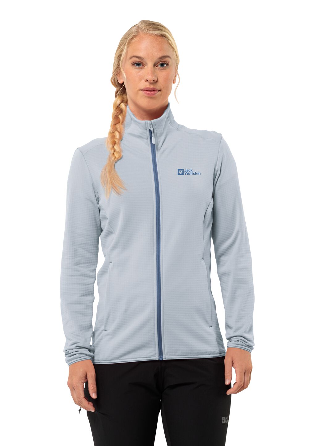 Jack Wolfskin Fleecejacke Damen Kolbenberg FZ Women M soft blue soft blue von Jack Wolfskin