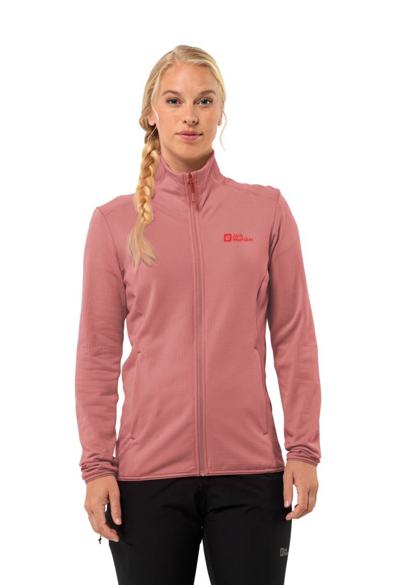 Jack Wolfskin Fleecejacke Damen Kolbenberg FZ Women XL mineral red mineral red von Jack Wolfskin