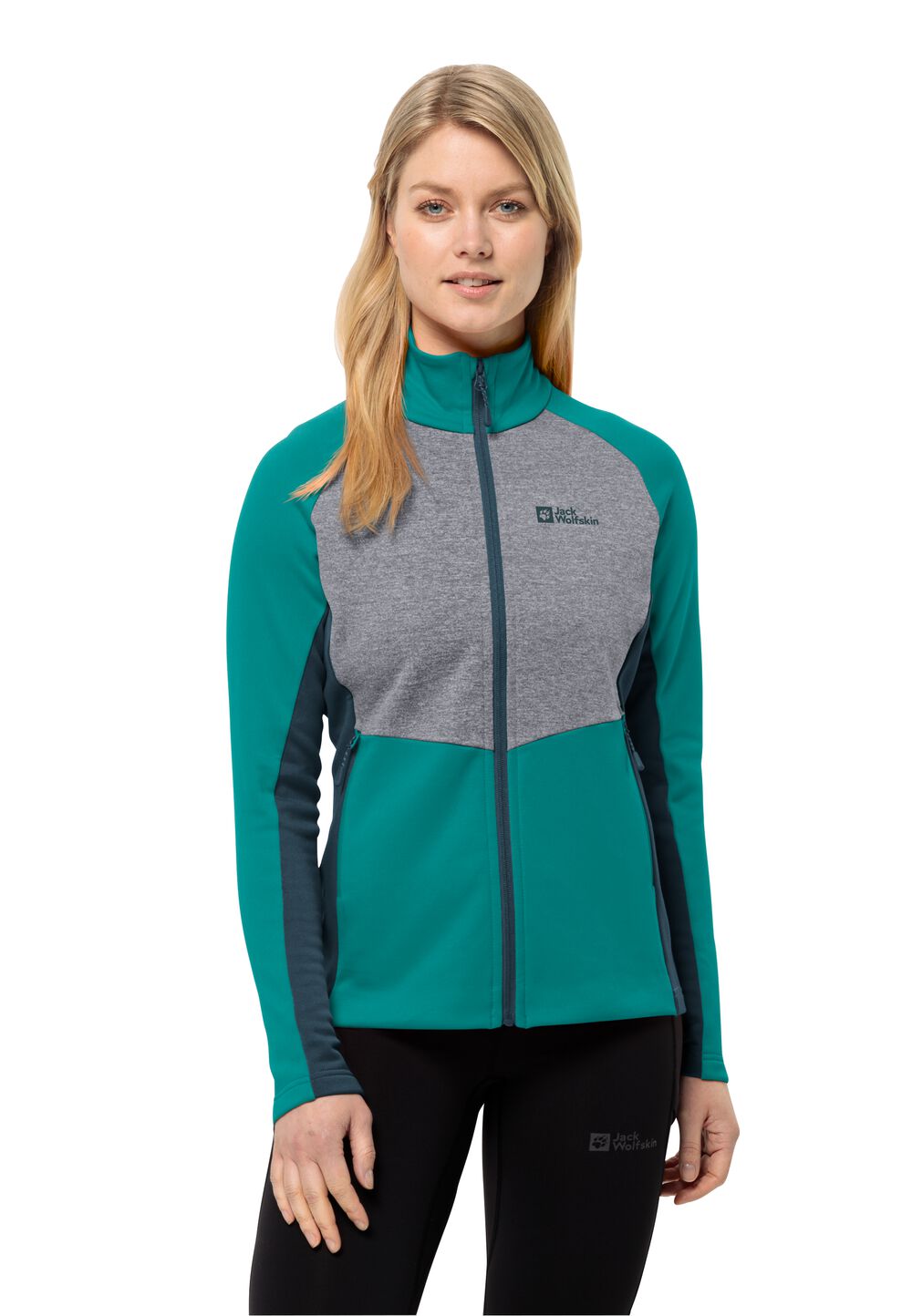 Jack Wolfskin Fleecejacke Damen Marienberg FZ Women S petrol petrol von Jack Wolfskin