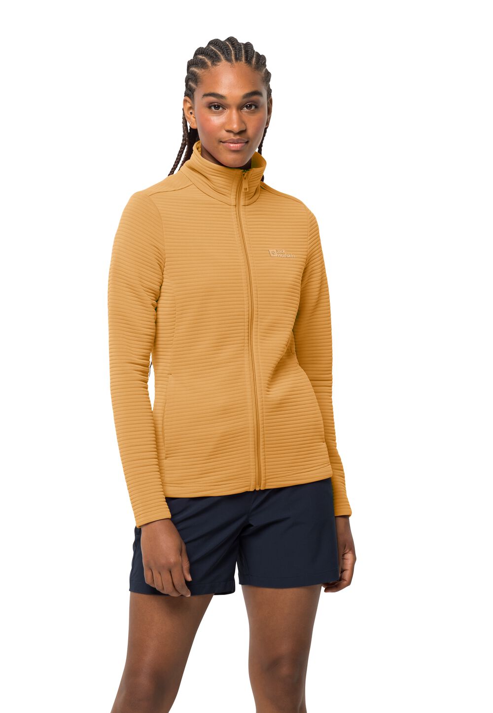 Jack Wolfskin Fleecejacke Damen Modesto Jacket Women S honey yellow honey yellow von Jack Wolfskin