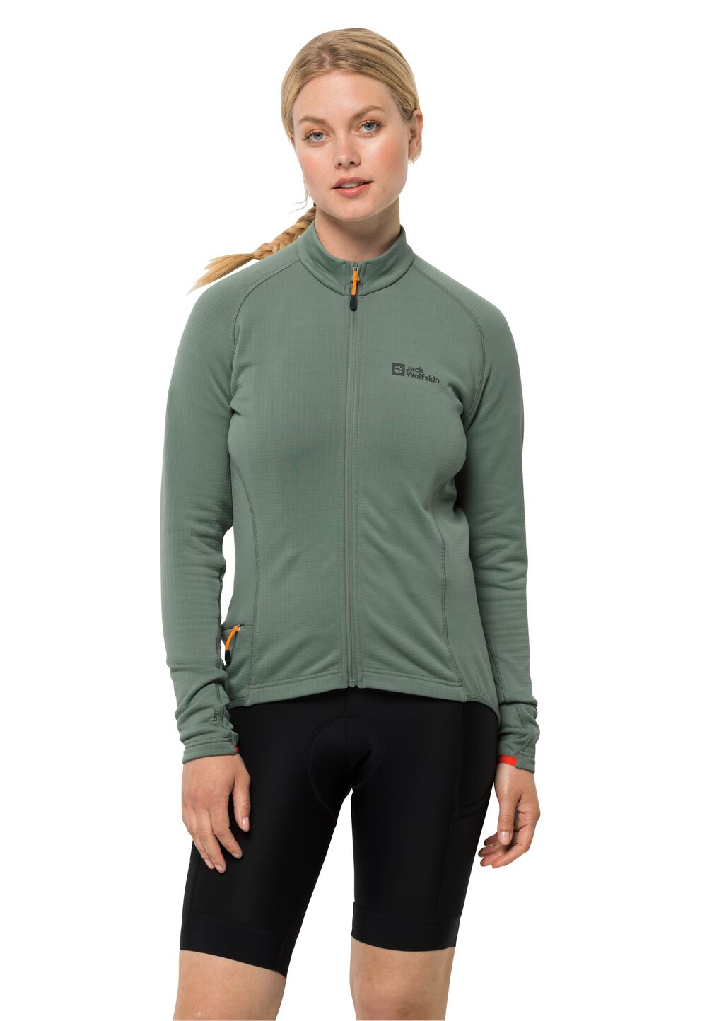 Jack Wolfskin Fleecejacke Damen Morobbia FZ Light Women L picnic green picnic green von Jack Wolfskin