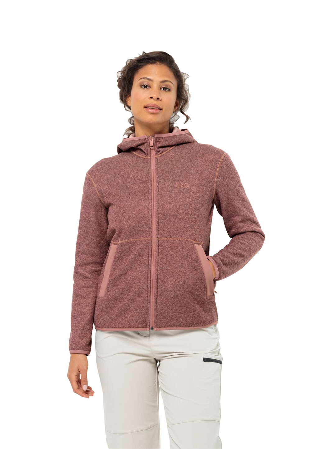 Jack Wolfskin Fleecejacke Damen Tannenspur Jacket Women XS afterglow afterglow von Jack Wolfskin