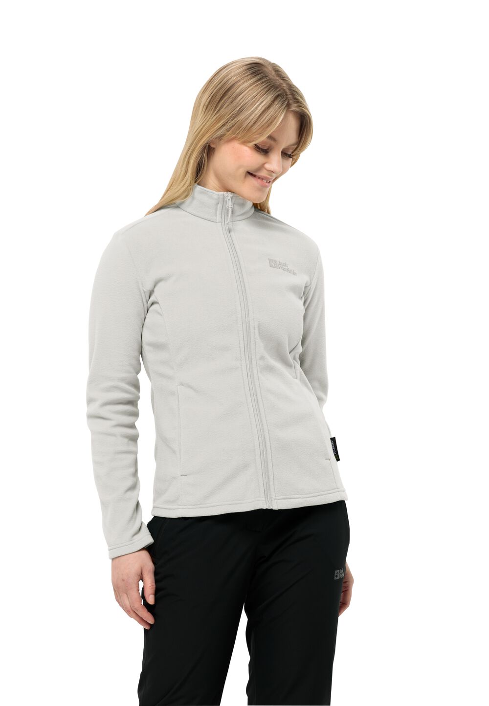 Jack Wolfskin Fleecejacke Damen Taunus FZ Women S weiß stark white von Jack Wolfskin