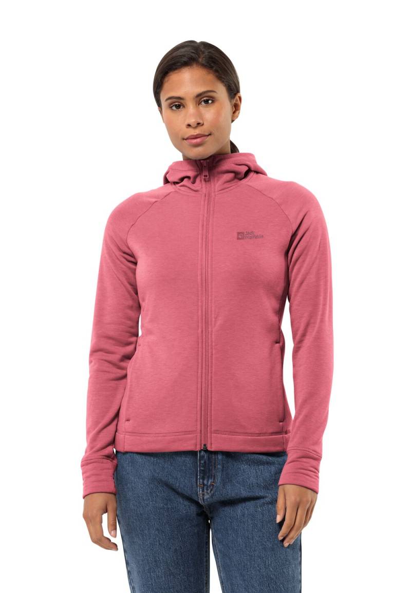 Jack Wolfskin Fleecejacke Damen Waldsee Hooded Jacket Women M soft pink soft pink von Jack Wolfskin