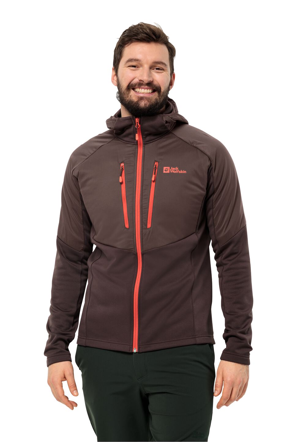 Jack Wolfskin Fleecejacke Herren Alpgrat Pro Ins FZ Men S red earth red earth von Jack Wolfskin