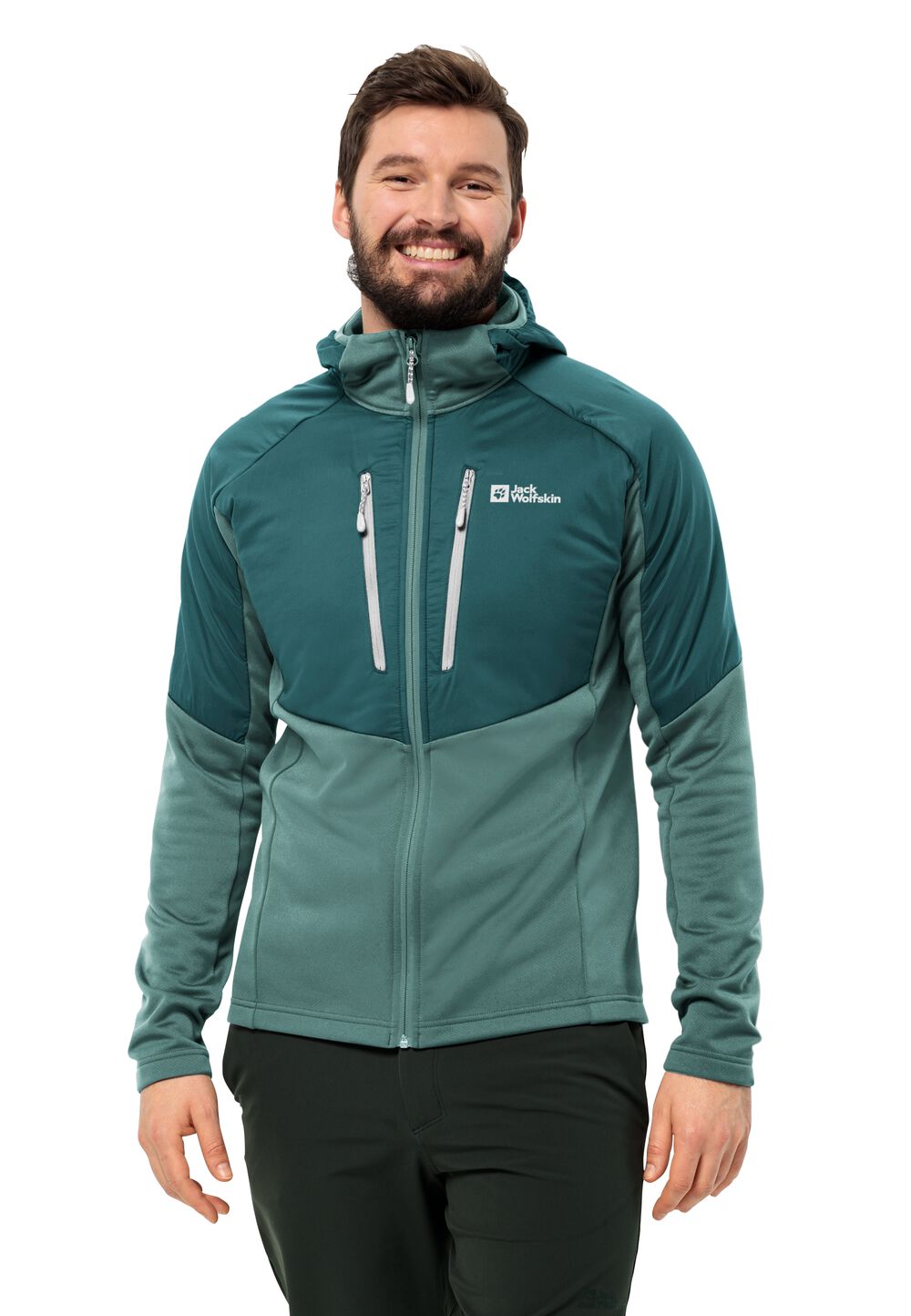 Jack Wolfskin Fleecejacke Herren Alpgrat Pro Ins FZ Men XXL jade green jade green von Jack Wolfskin