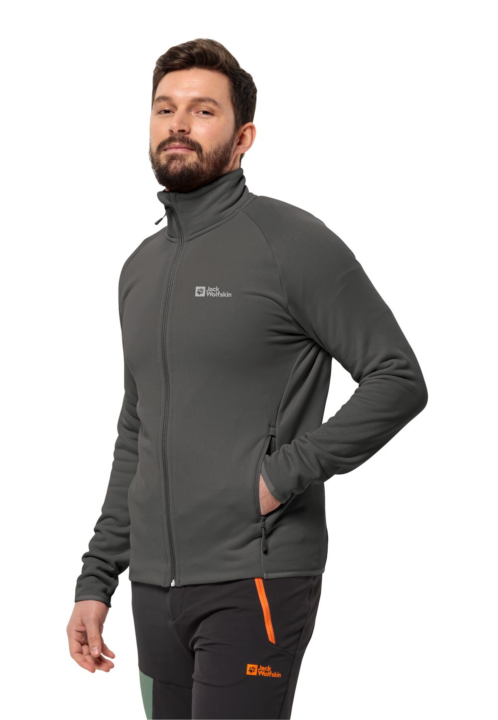 Jack Wolfskin Fleecejacke Herren Baiselberg FZ Men M slate slate Jack Wolfskin Fleecejacke Herren Baiselberg FZ Men M slate slate von Jack Wolfskin