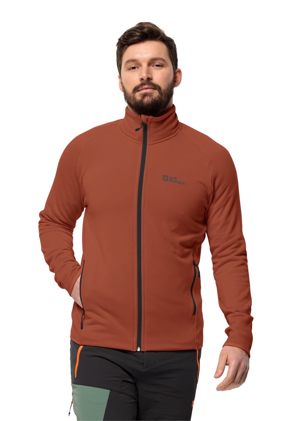 Jack Wolfskin Fleecejacke Herren Baiselberg FZ Men S carmine carmine von Jack Wolfskin