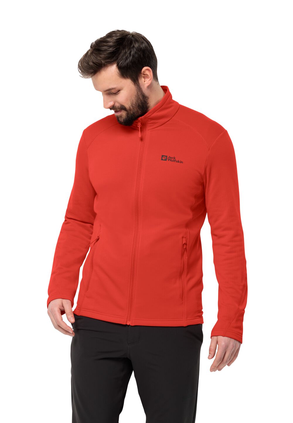 Jack Wolfskin Fleecejacke Herren Kolbenberg FZ Men M rot strong red von Jack Wolfskin