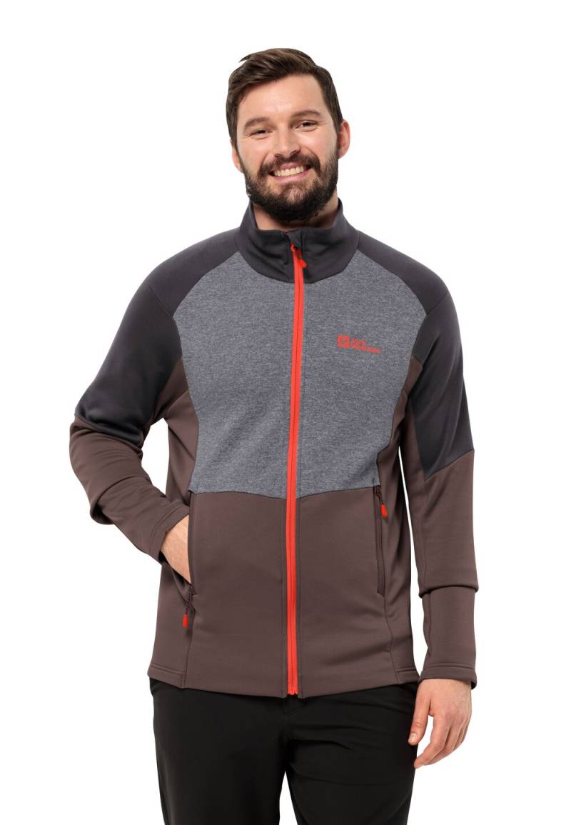 Jack Wolfskin Fleecejacke Herren Marienberg FZ Men XXL red earth red earth von Jack Wolfskin