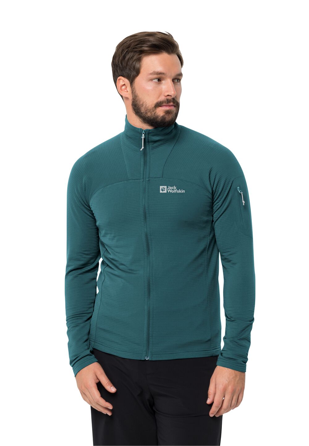 Jack Wolfskin Fleecejacke Herren Prelight FZ Men S emerald emerald von Jack Wolfskin